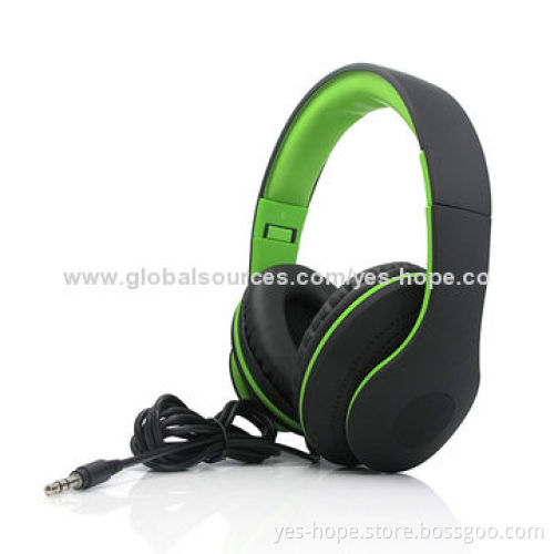 2014 foldable headphone with detachable cable with UV finishing&rubber finishing from Shenzhen fty